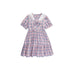 Summer style plaid princess skirt